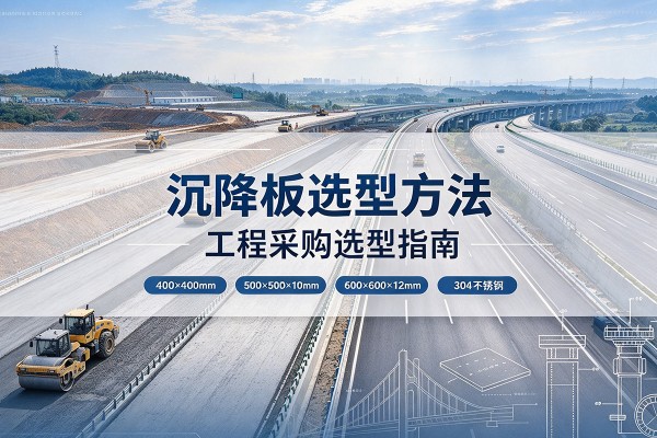 台儿庄沉降板选择方法