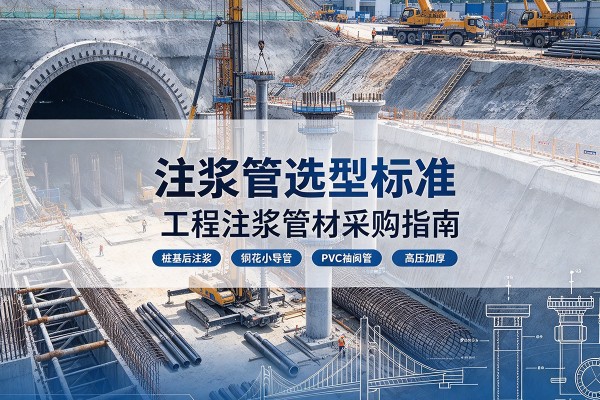 台儿庄注浆管选型标准