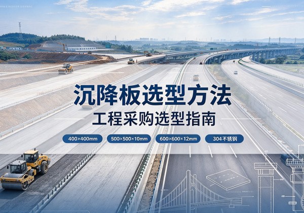 台儿庄沉降板选择方法